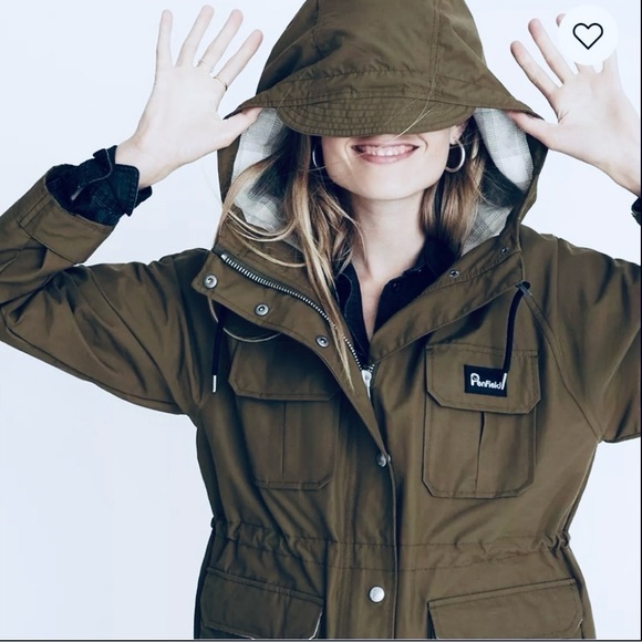 Madewell x Penfield Kasson Jacket Dark Olive Size S NEW - Picture 4 of 16